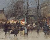 On a Grand Boulevard at Dusk - 尤金·加林·拉卢